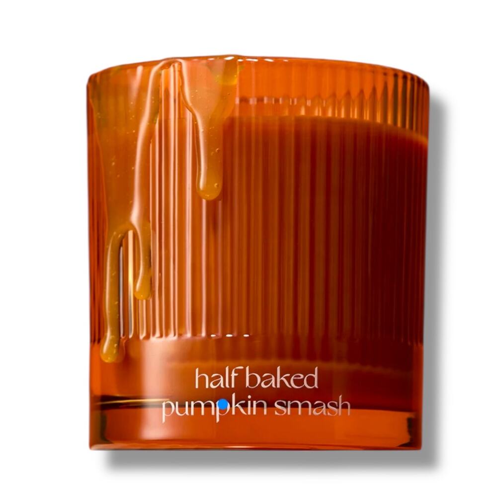 New Snif Candle Half Baked Pumpkin Smash  Gourmand Spicy 8oz Glass Vessel Jar - Picture 2 of 13
